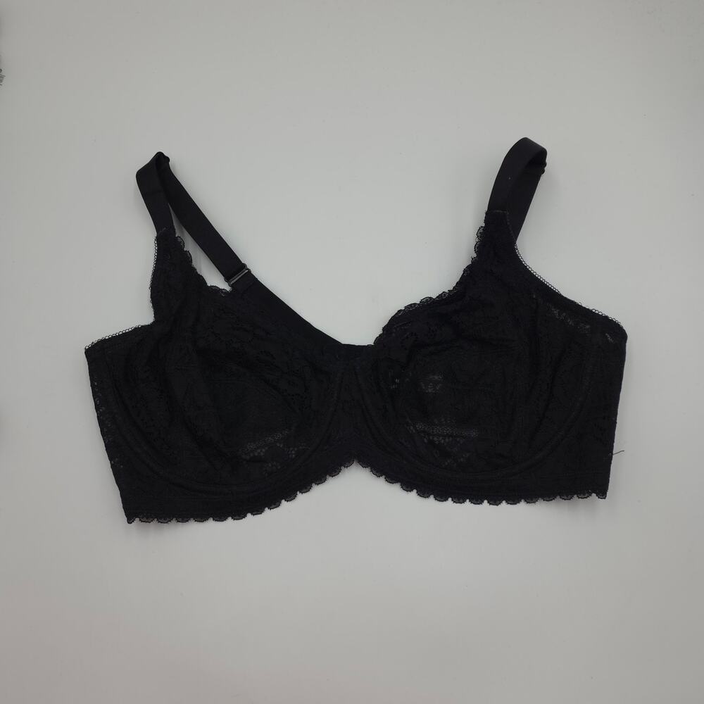 HSIA Minimizer Underwire Lace Bra 0090 in Black Size 36DD